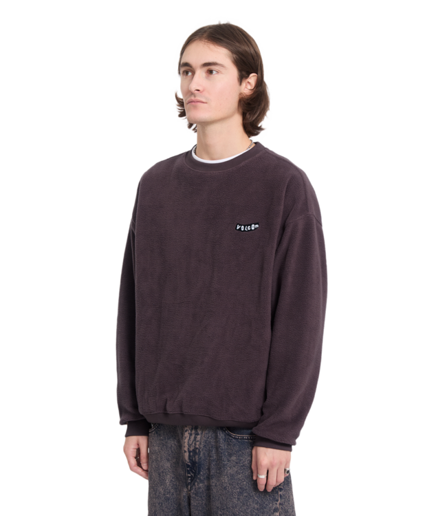 VOLCOM Too Kool Lse Crew - Raisin