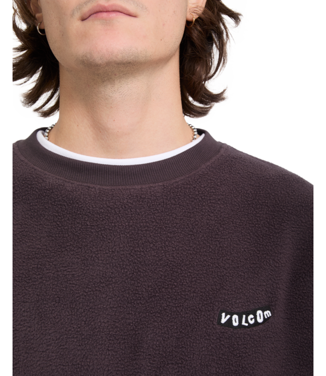 VOLCOM Too Kool Lse Crew - Raisin