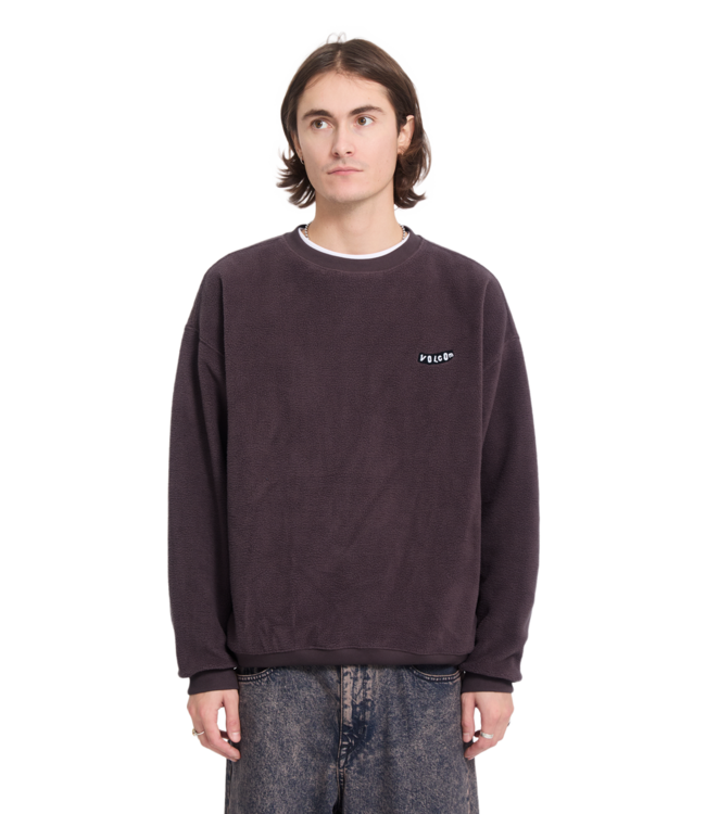 VOLCOM Too Kool Lse Crew - Raisin