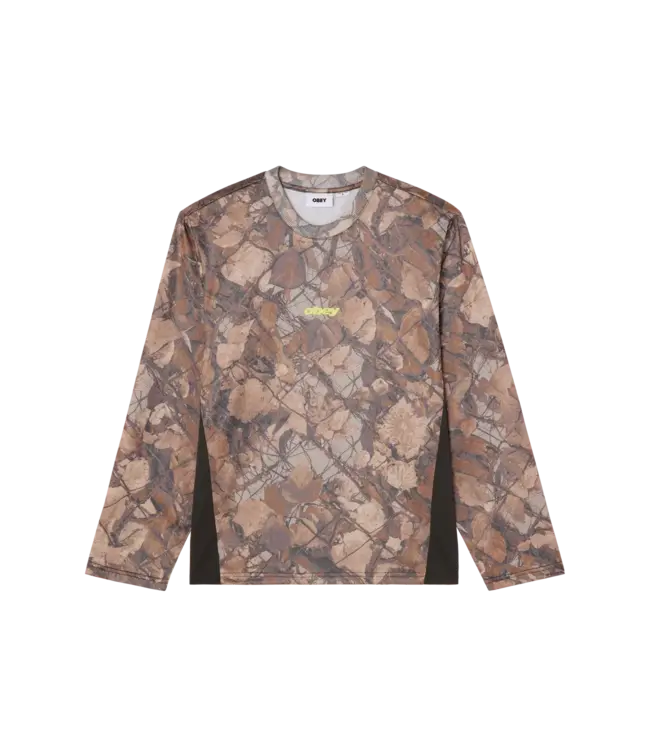 OBEY Basecamp Knit Long Sleeve Shirt - Fence Camo Multi