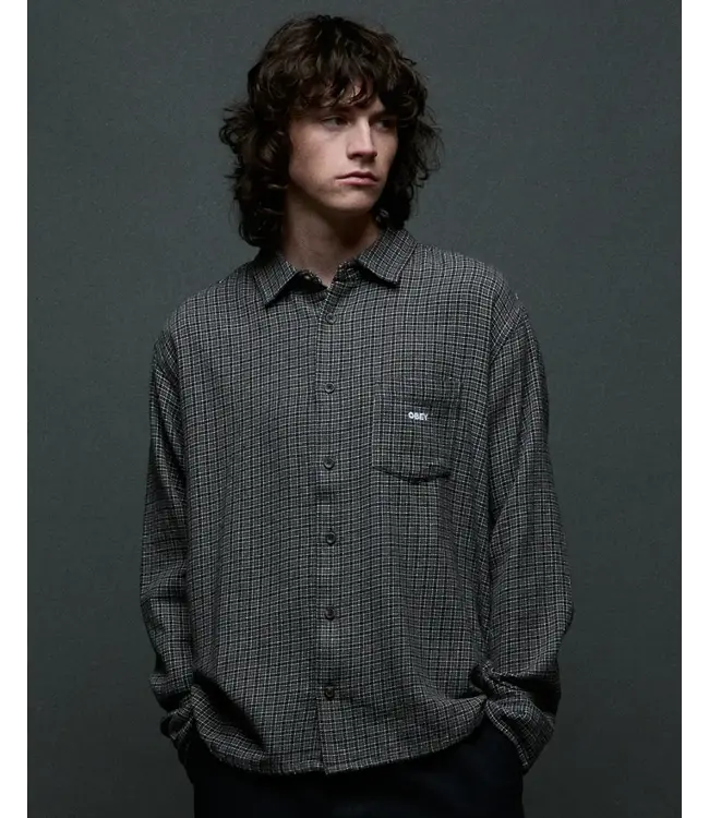 OBEY Bigwig Jack Woven Shirt - Black Multi