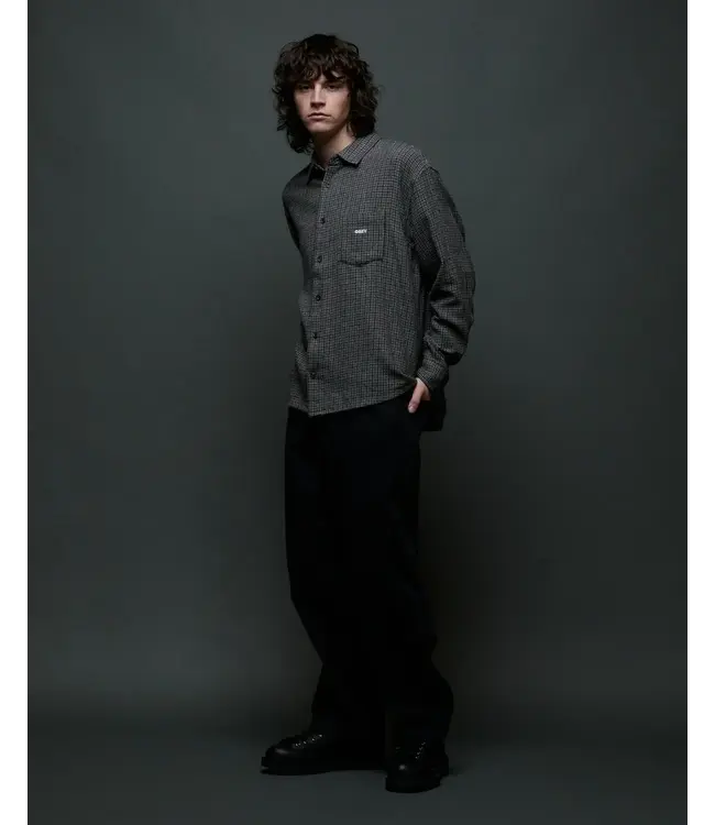 OBEY Bigwig Jack Woven Shirt - Black Multi
