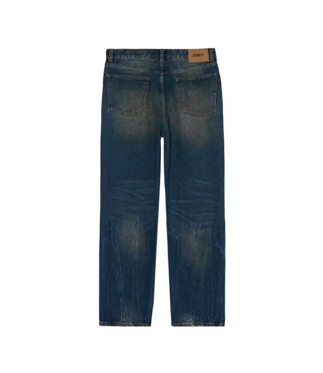 OBEY Classic Baggy Denim - Oil Stained Indigo