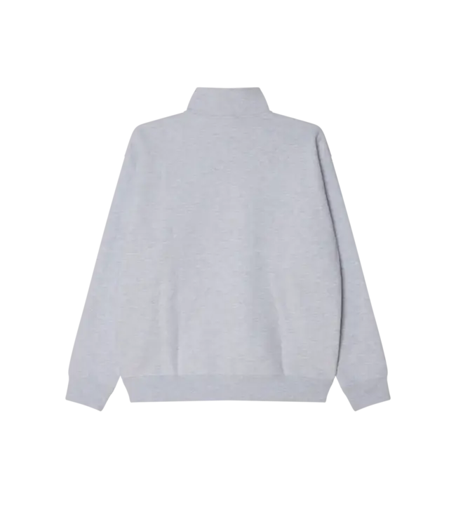 OBEY Established Works Bold Mock Neck Sweatshirt - Ash Grey