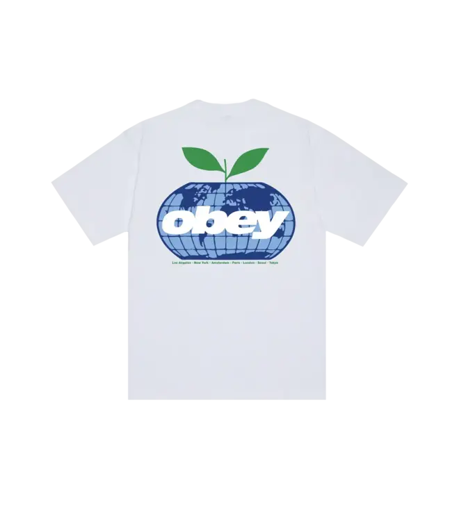 OBEY Obey Intercontinental Heavyweight T-Shirt - White