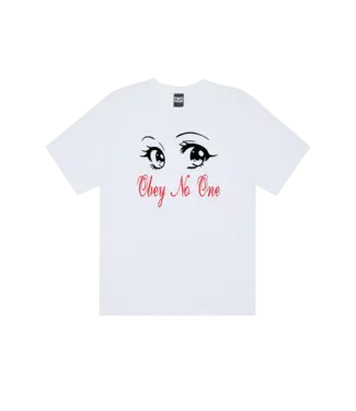 OBEY Obey No One Eyes Oversized T-Shirt - White OBEY Obey No One Eyes Oversized T-Shirt - White