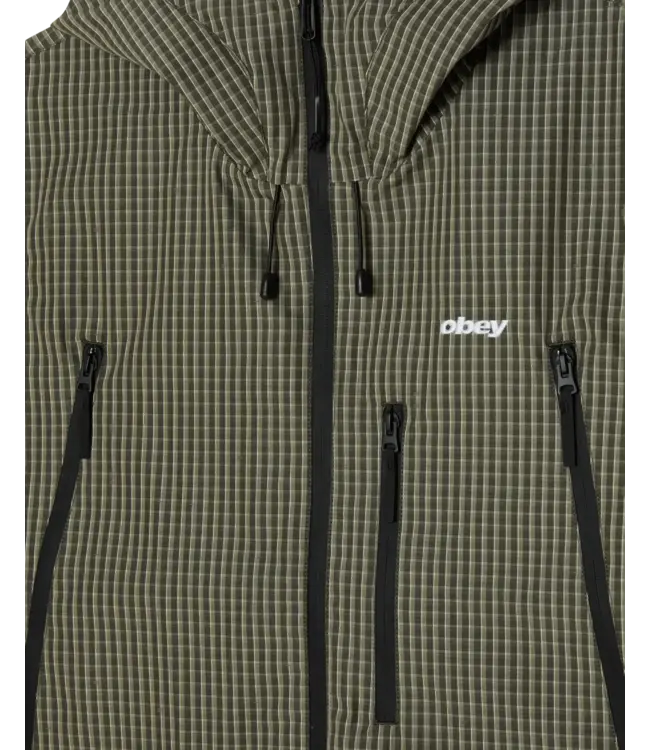 OBEY Obey Obsidian Jacket - Vetiver Plaid