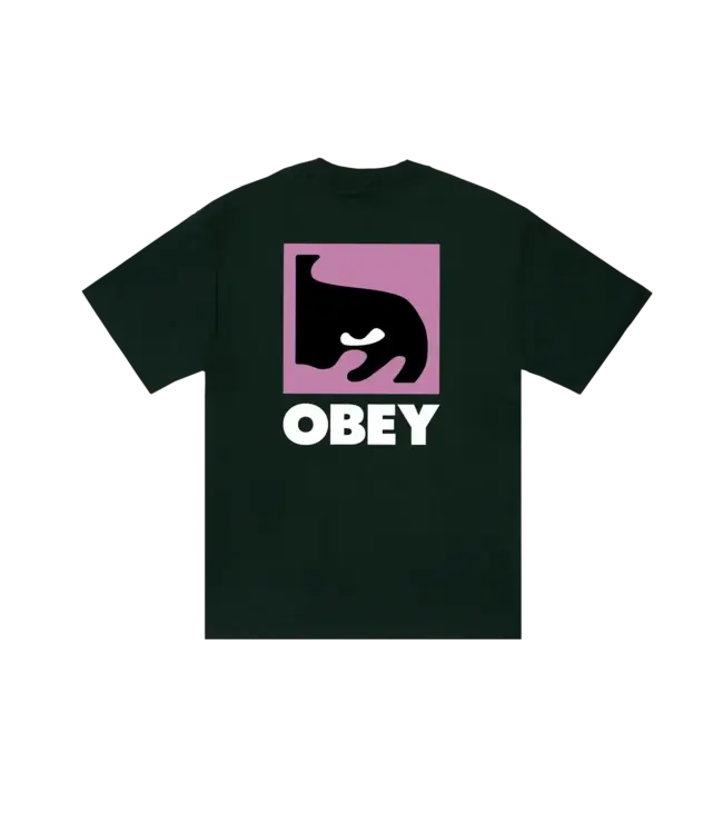 OBEY Obey Quarter Eye Icon Heavyweight T-Shirt - Forest Green