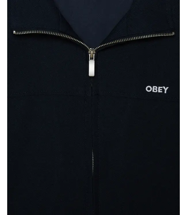 OBEY Obey Tailored Track Jacket - Navy