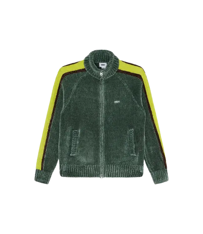 OBEY Obey Varen Zip-Up Sweater - Dark Forest Multi