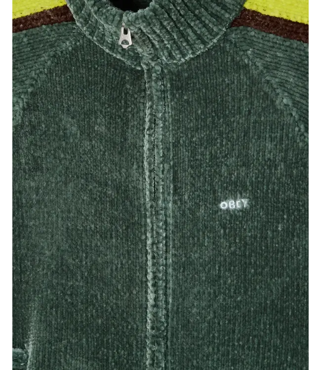 OBEY Obey Varen Zip-Up Sweater - Dark Forest Multi