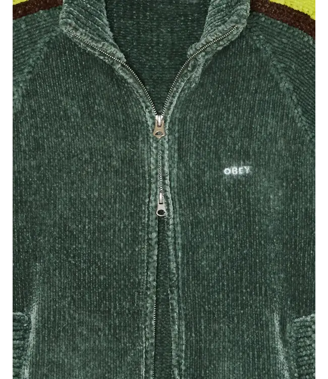 OBEY Obey Varen Zip-Up Sweater - Dark Forest Multi
