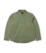 HUF Carson Overdyed Denim Ls Shirt - Olive