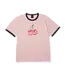 HUF Cherries Ringer Tee - Dusty Pink