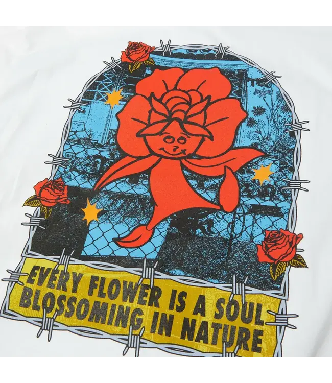 HUF Flower District Ss Tee - White