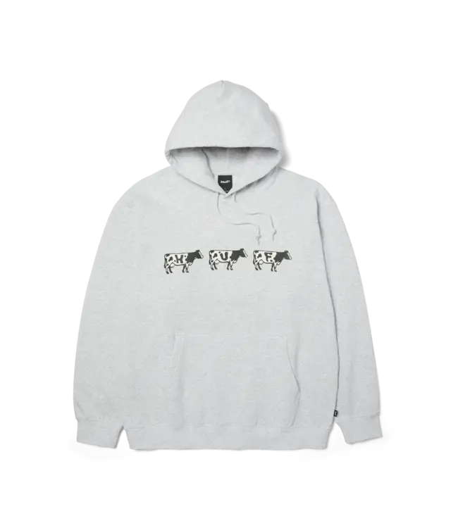 HUF Moo Po Hoodie - Heather Grey