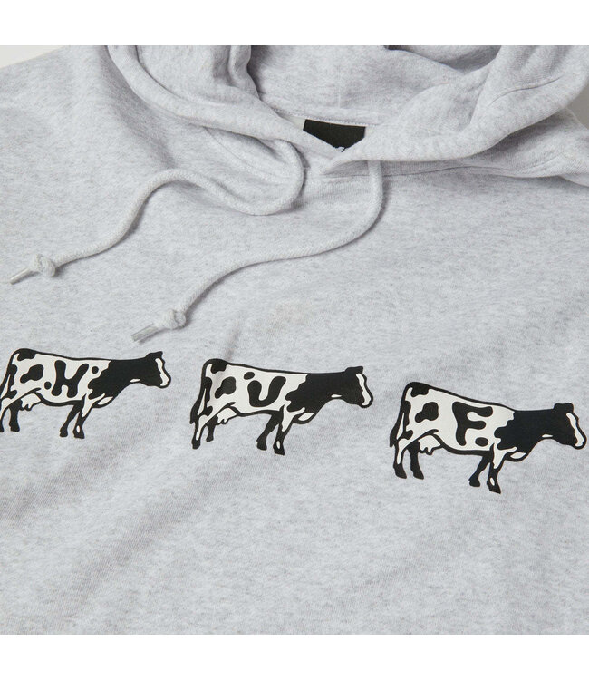 HUF Moo Po Hoodie - Heather Grey