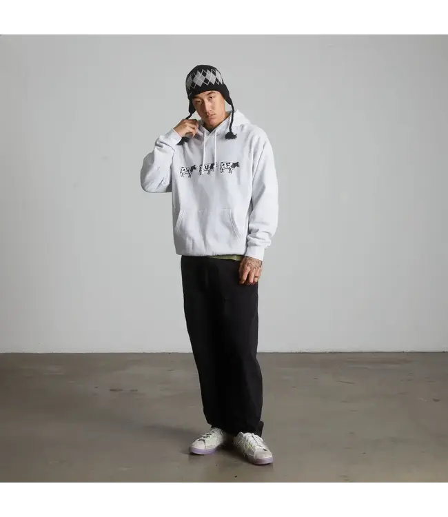 HUF Moo Po Hoodie - Heather Grey