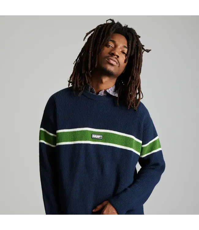 HUF Winnfield Crewneck Sweater - Navy