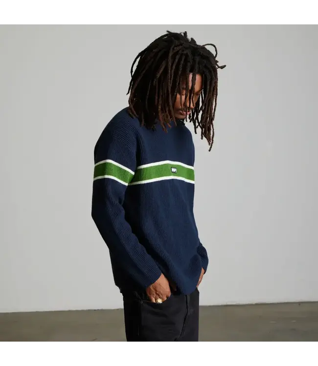 HUF Winnfield Crewneck Sweater - Navy