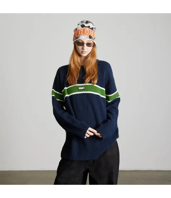 HUF Winnfield Crewneck Sweater - Navy