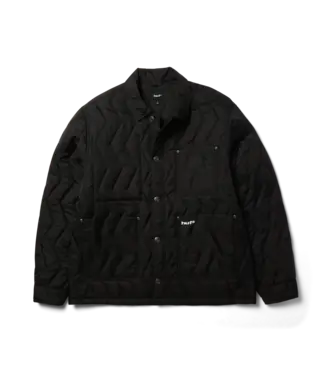 HUF Zig Zag Quilted Chore Jacket - Black