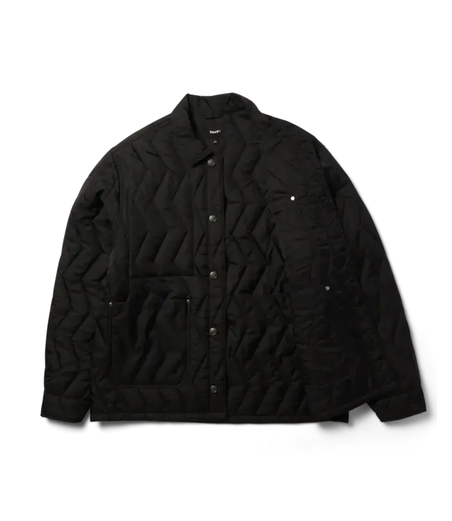 HUF Zig Zag Quilted Chore Jacket - Black