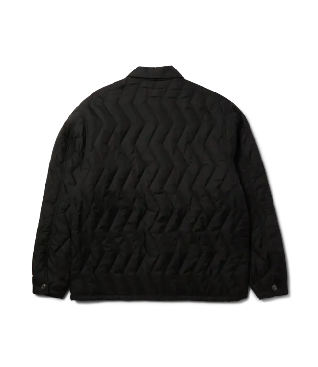 HUF Zig Zag Quilted Chore Jacket - Black