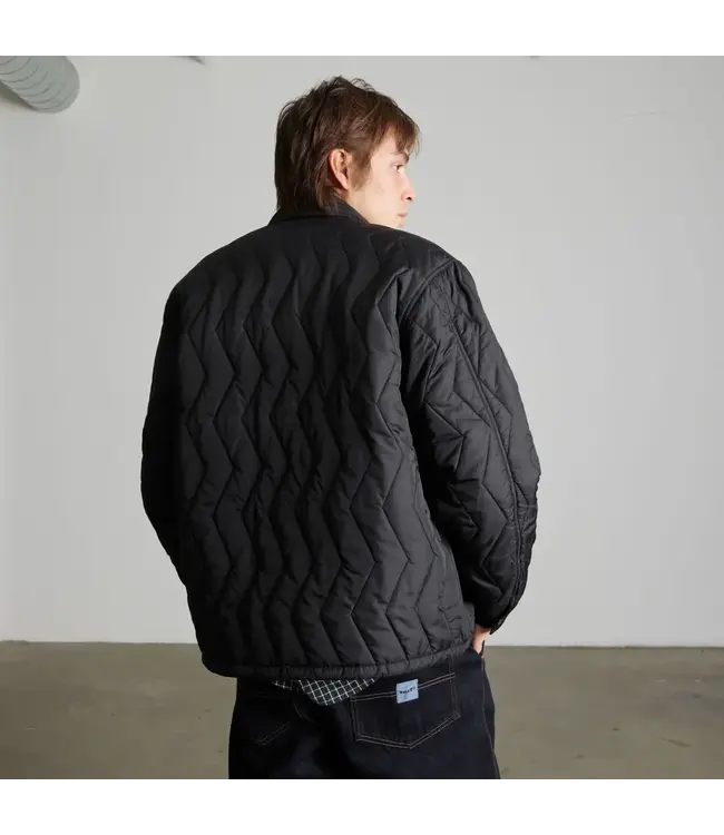 HUF Zig Zag Quilted Chore Jacket - Black