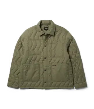 HUF Zig Zag Quilted Chore Jacket - Sage