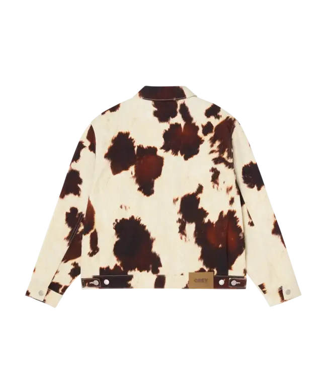 OBEY Obey Workshop Jacket - Cow Print