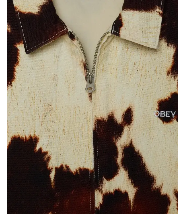 OBEY Obey Workshop Jacket - Cow Print