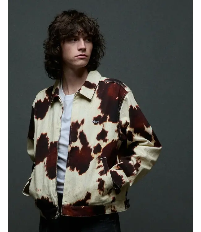 OBEY Obey Workshop Jacket - Cow Print