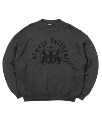 WASTED PARIS Emblem Sweater - Old Black WASTED PARIS Emblem Sweater - Old Black