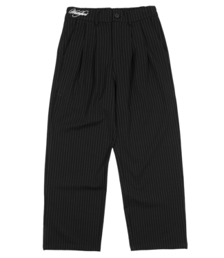 WASTED PARIS Script Pleated Pant - Black