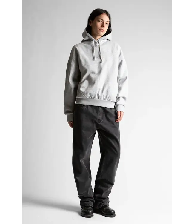 WASTED PARIS Vesper Boxy Hoodie - Ash Grey