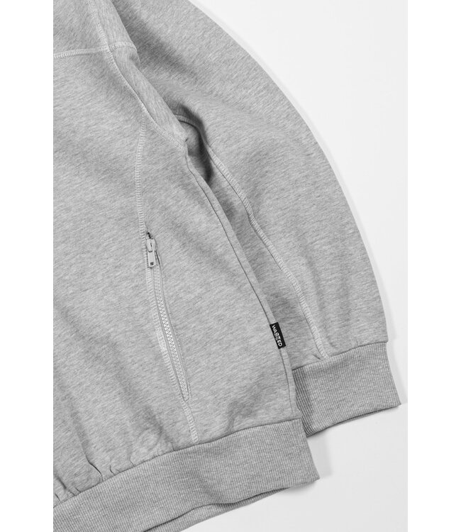 WASTED PARIS Vesper Boxy Hoodie - Ash Grey