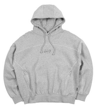 WASTED PARIS Vesper Boxy Hoodie - Ash Grey