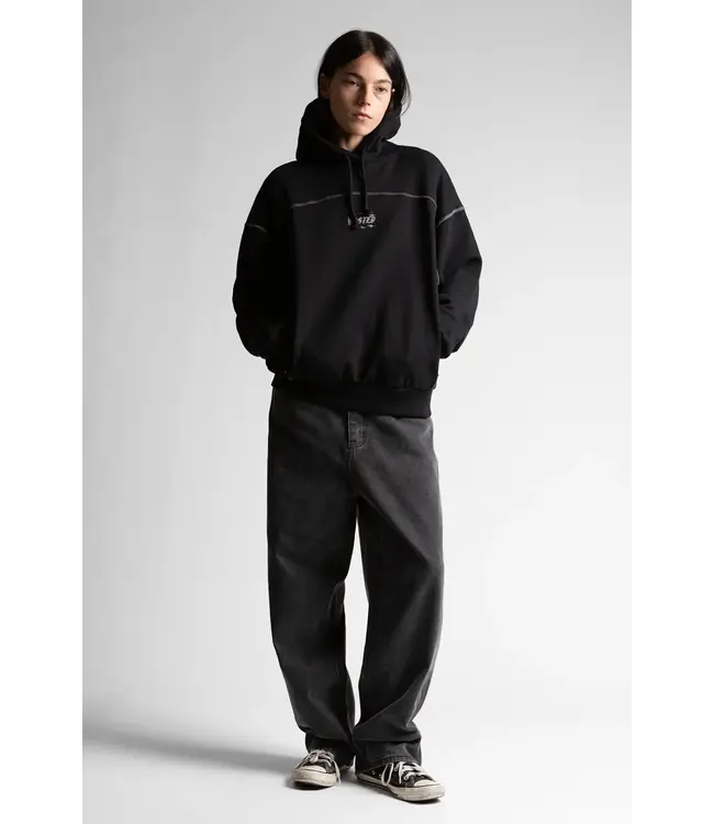 WASTED PARIS Vesper Boxy Hoodie - Black