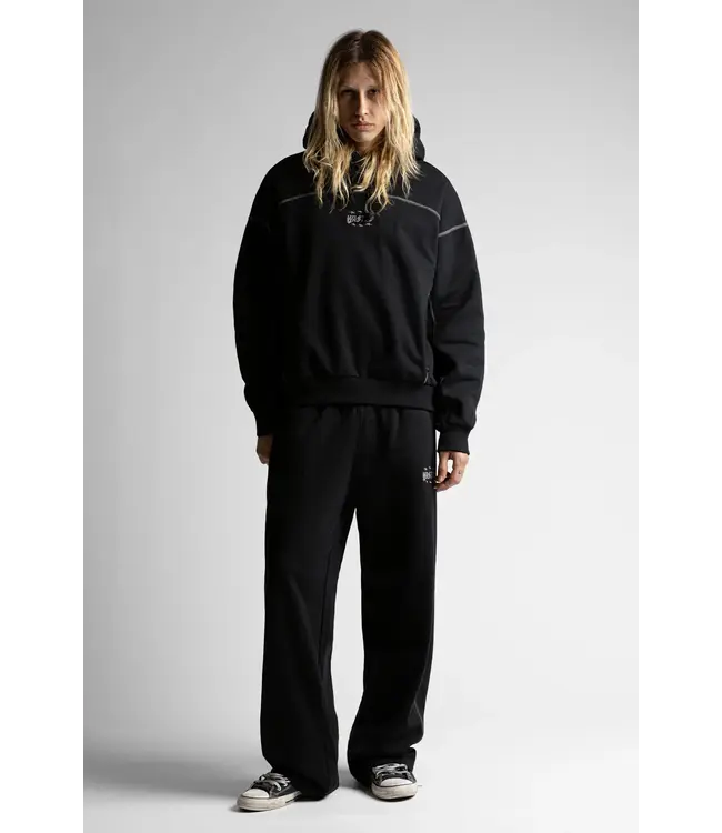 WASTED PARIS Vesper Boxy Hoodie - Black