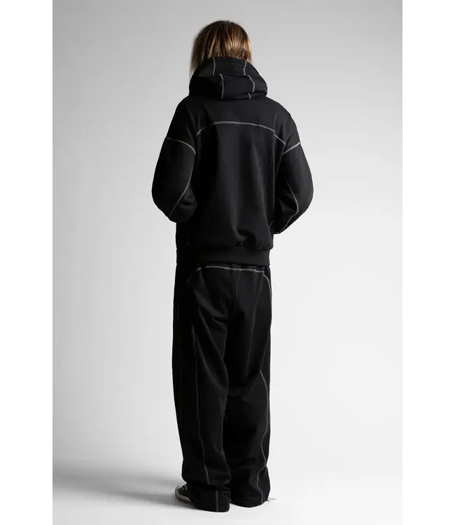 WASTED PARIS Vesper Boxy Hoodie - Black