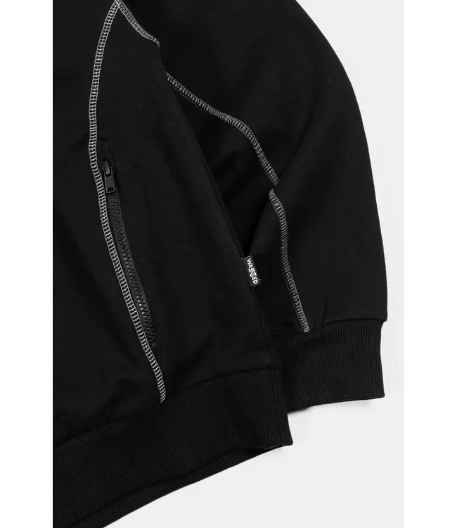 WASTED PARIS Vesper Boxy Hoodie - Black