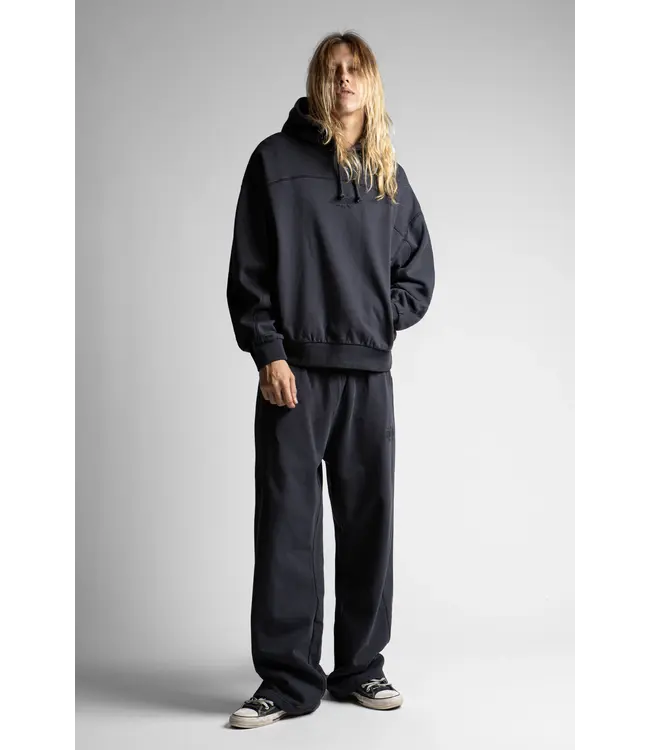 WASTED PARIS Vesper Boxy Hoodie - Night Blue