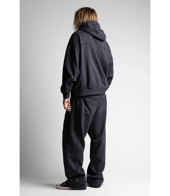 WASTED PARIS Vesper Boxy Hoodie - Night Blue