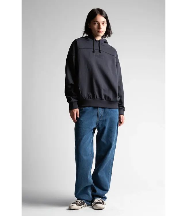 WASTED PARIS Vesper Boxy Hoodie - Night Blue