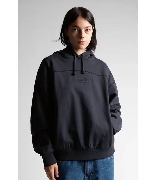 WASTED PARIS Vesper Boxy Hoodie - Night Blue