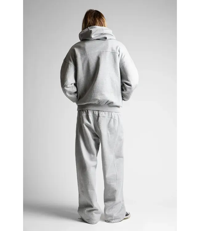 WASTED PARIS Vesper Boxy Hoodie - Ash Grey