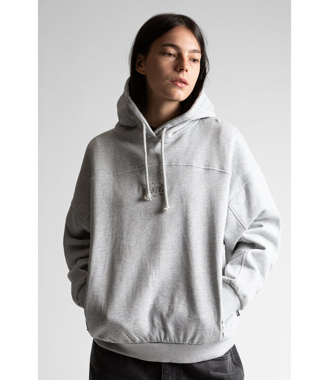 WASTED PARIS Vesper Boxy Hoodie - Ash Grey