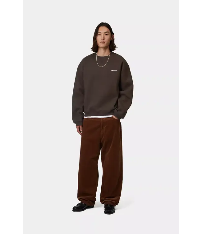 CARHARTT WIP Ebbert Sweat - Tobacco/White