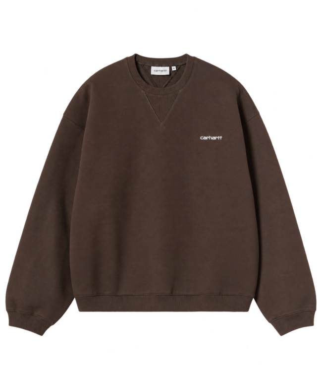 CARHARTT WIP Ebbert Sweat - Tobacco/White